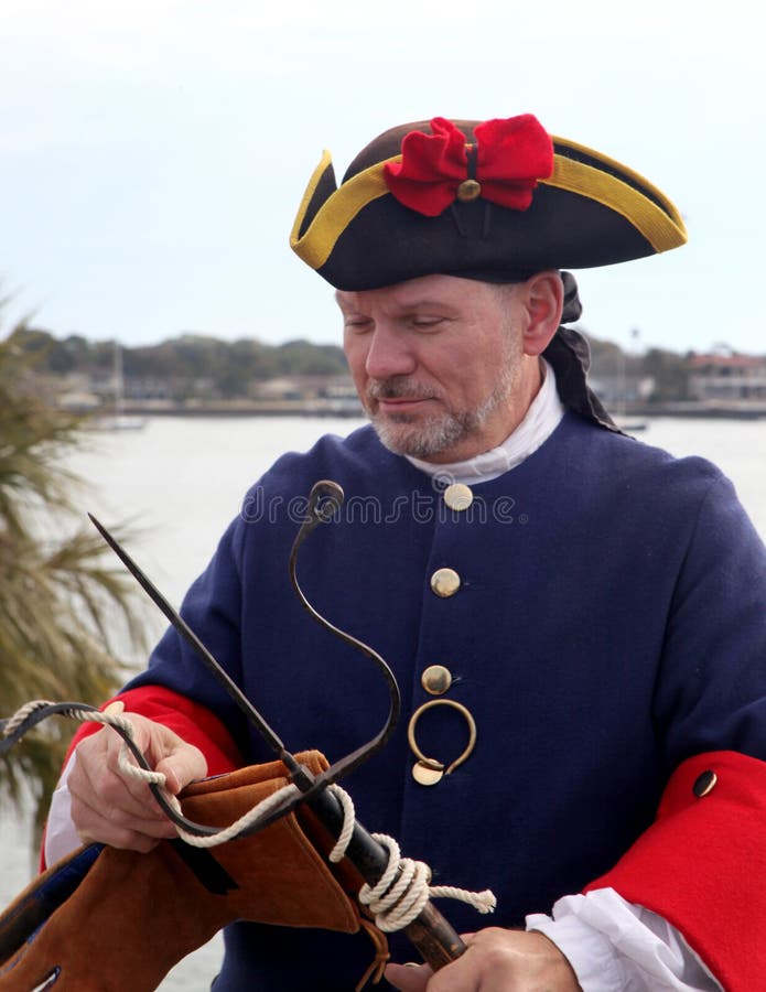 Membre d'équipage de Canon - Castillo de San Marcos images stock Membre d'équipage de Canon - Castillo de San Marcos images stock