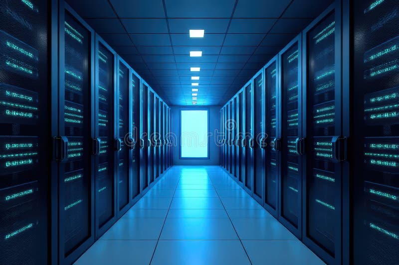 Memcached Hosting Illustration Showcasing Data Storage and Cache Optimization vector illustration