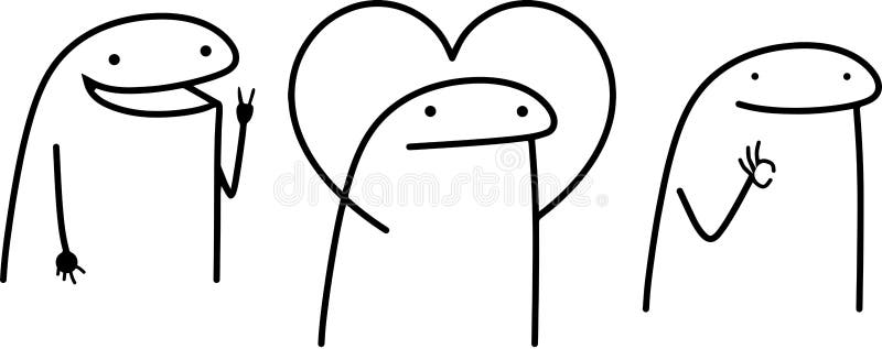 Flork crazy in love | Greeting Card