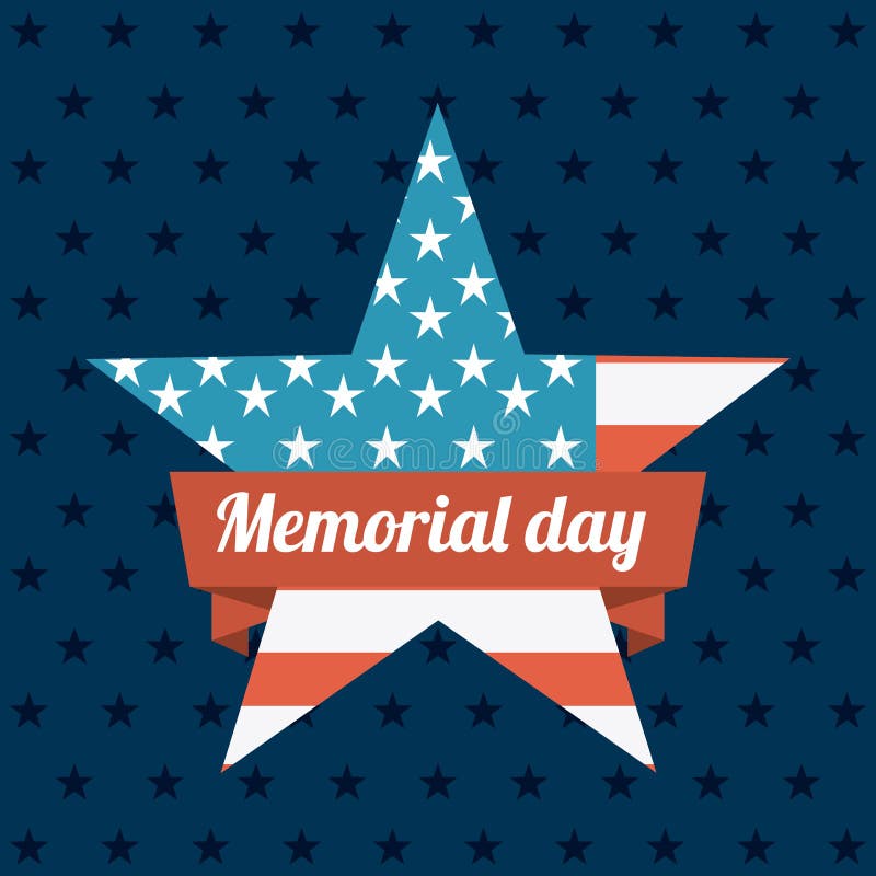 Memorial Day -ontwerp royalty-vrije illustratie Memorial Day -ontwerp royalty-vrije illustratie