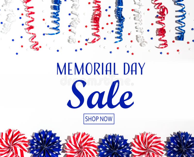 Memorial day sale message