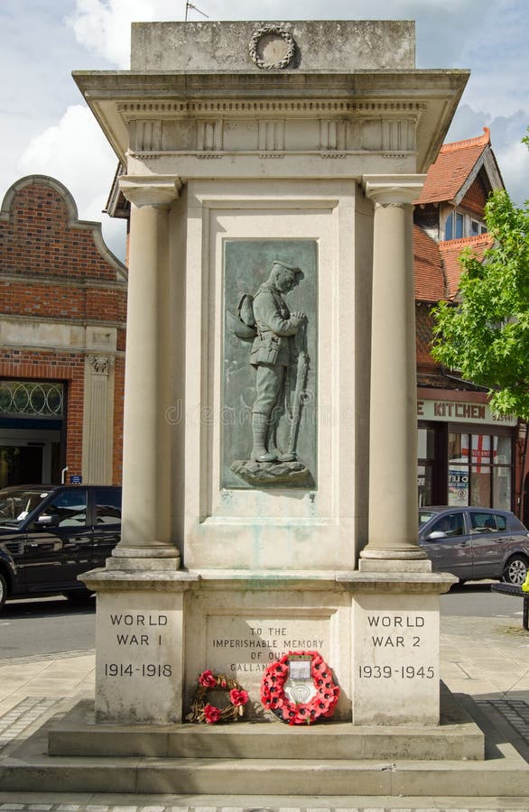 Memorial De Guerra, Abingdon Imagem de Stock Imagem de mundo