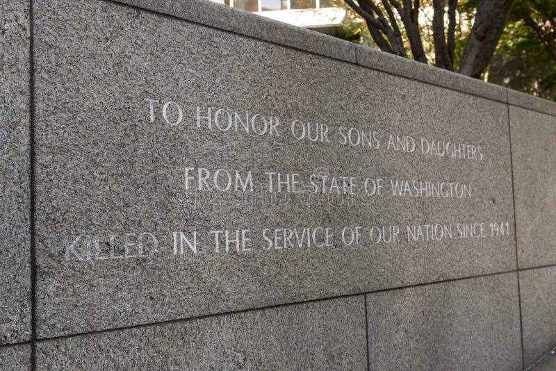 Memorial at the Garden of Remembrance in Seattle, Washington, USA. stock image Memorial at the Garden of Remembrance in Seattle, Washington, USA. stock image