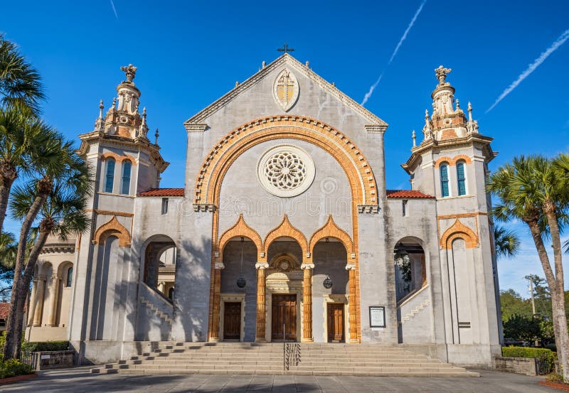 Memorial Presbyterian Church in St. Augustine, Florida, USA royalty free stock image Memorial Presbyterian Church in St. Augustine, Florida, USA royalty free stock image