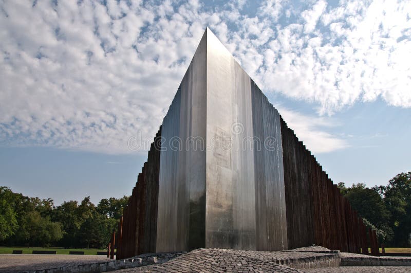 Memorial to the 1956 Hungarian Revolution,Budapest royalty free stock image