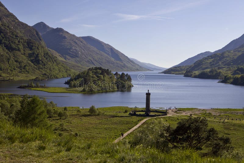 Memorial to the Jacobites, at Glenfinnan