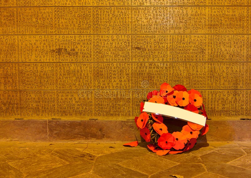 Memorial wall of Langemark, Flanders Fields