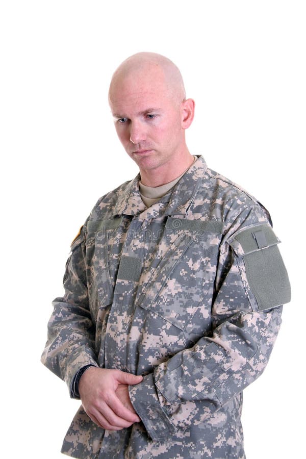 An American soldier in the new digitized camouflage uniform with Combat Infantry Badge, Jump Master wings, and Air Assault Badge. An American soldier in the new digitized camouflage uniform with Combat Infantry Badge, Jump Master wings, and Air Assault Badge.
