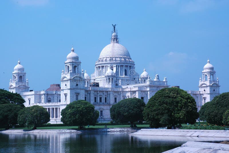 Memoriale della Victoria, Kolkata (Calcutta), India fotografie stock libere da diritti Memoriale della Victoria, Kolkata (Calcutta), India fotografie stock libere da diritti