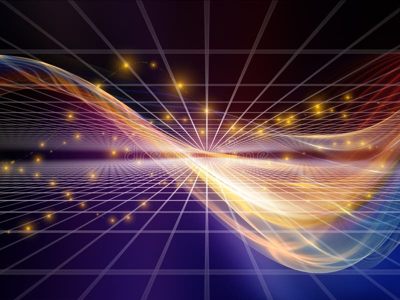 Memories of Fractal Realms vector illustration