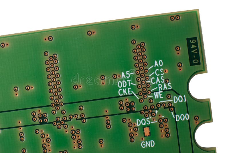 Memory Chip Circuit Board Detail