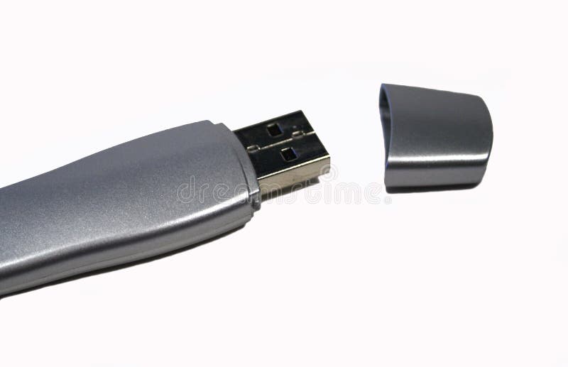 Memory Stick stock photo. Image of plug, computer, silver 49033164