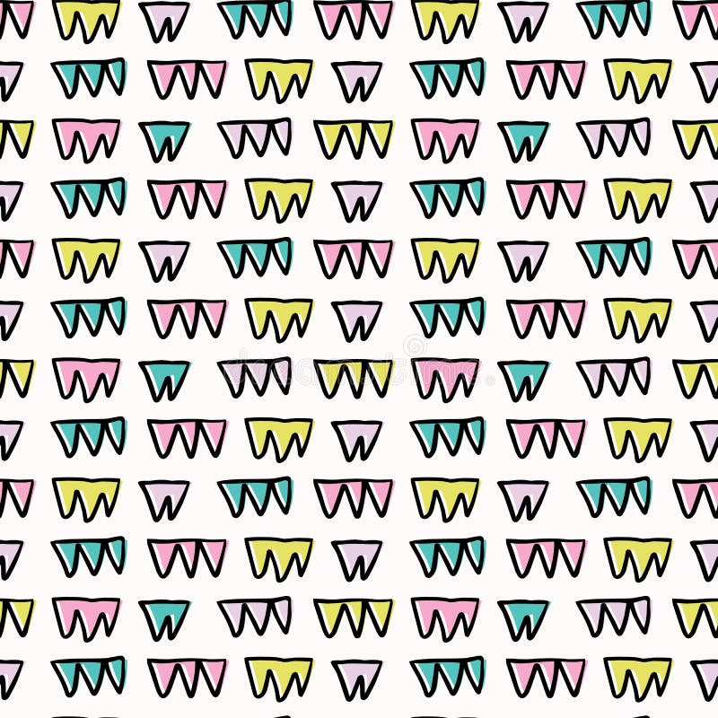 Memphis stylu chorągiewka Zaznacza Bezszwowego wektoru wzór, ręka Rysująca Doodle sztuka G ilustracja wektor Memphis stylu chorągiewka Zaznacza Bezszwowego wektoru wzór, ręka Rysująca Doodle sztuka G ilustracja wektor