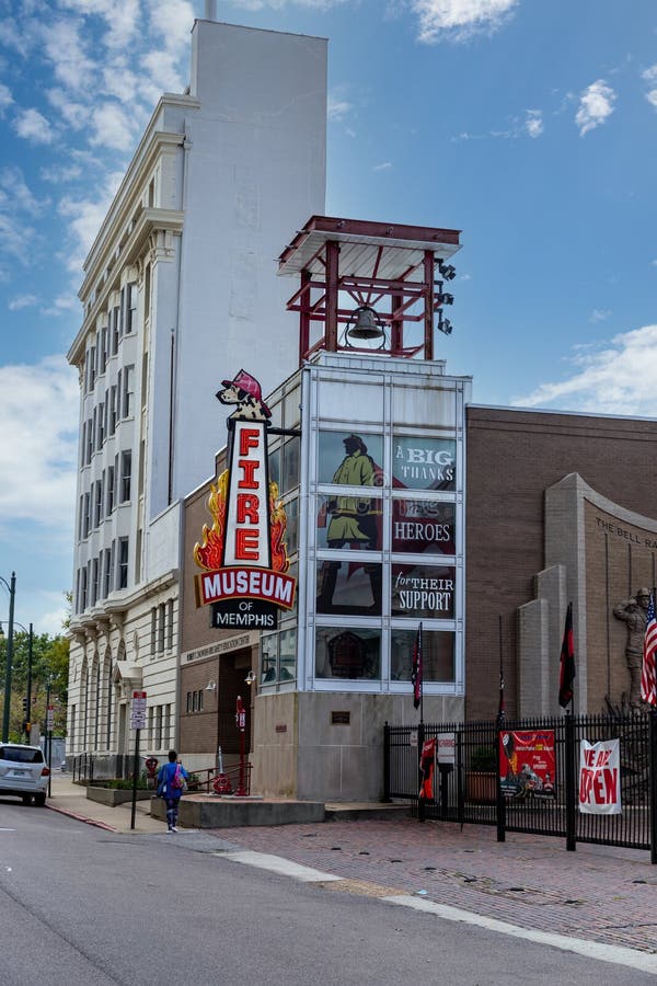 Memphis Fire Museum in Downtown Memphis, TN Editorial Stock Image