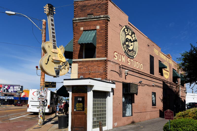 The legendary Sun Studio in Memphis