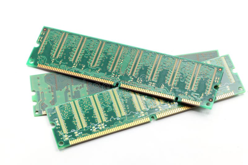 Memória de ram do computador imagem de stock Memória de ram do computador imagem de stock