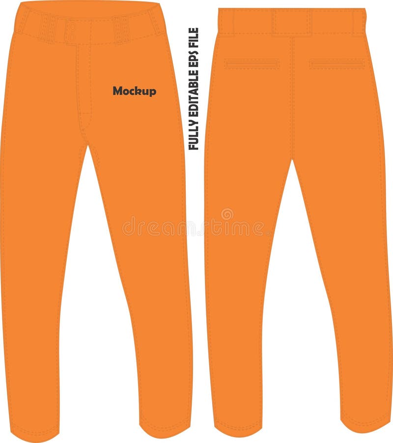 Baseball Pant Template Stock Illustrations 57 Baseball Pant Template