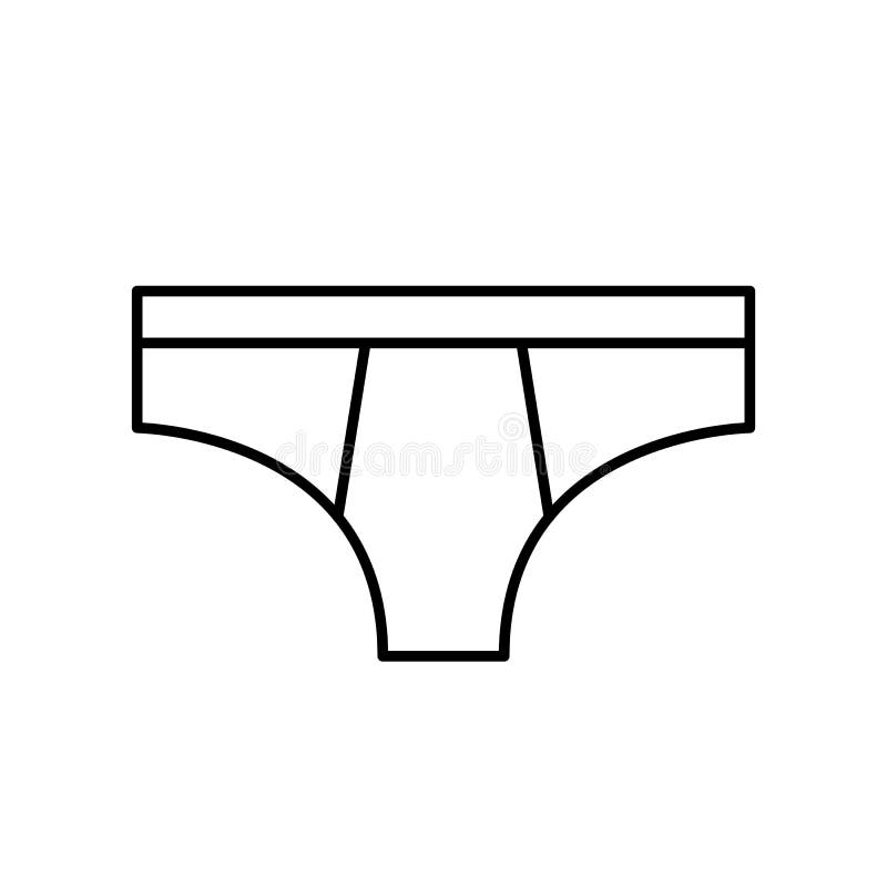 Clip Art: Basic Words: Underwear Color Labeled I