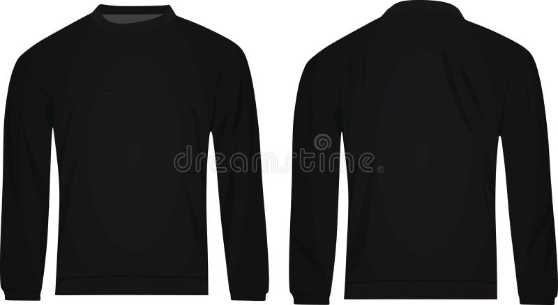 Men black sweater stock vector. Illustration of clothes - 97754133