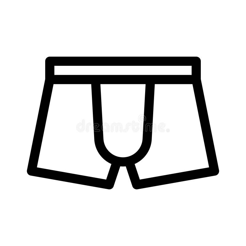 Lingerie womens and mens underwear thin line icons