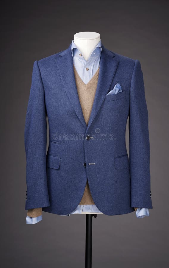 Men Business Suit on Grey Background Stock Photo Image of collar