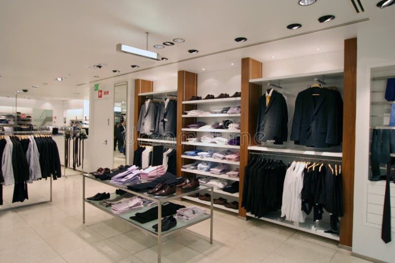 Men Clothing Shop stock image. Image of shop, hanging 3978563