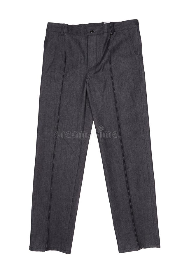 Men gray pants stock image. Image of cotton, manager 35334173