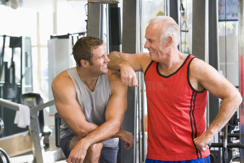 Men At The Gym Together