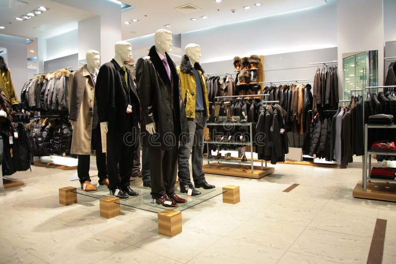 Men mannequins in shop stock image. Image of inside, people - 4659379