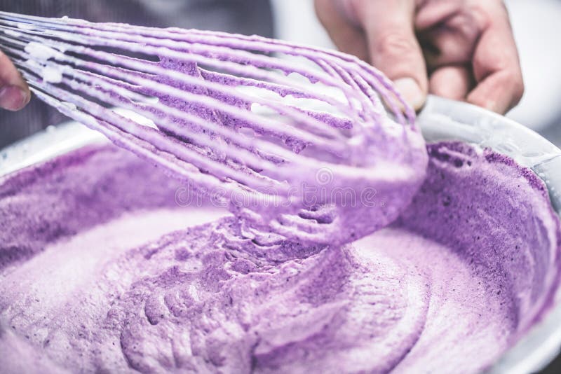 Men in Pastry Shop Bakery Making Pies and Cakes Ready Stock Photo