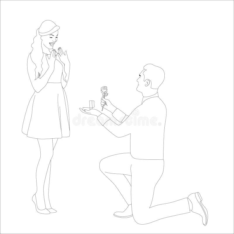 Drawing Marriage Proposal Royalty-Free Images, Stock Photos & Pictures |  Shutterstock
