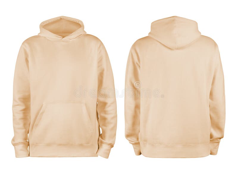 Beige Hoodie Template