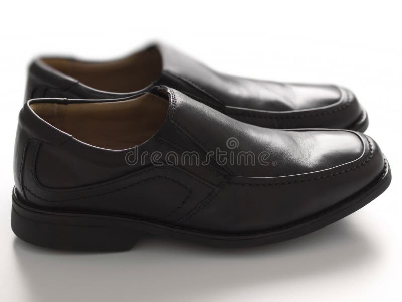 Men s black business shoes stock photo. Image of fashion - 20625892