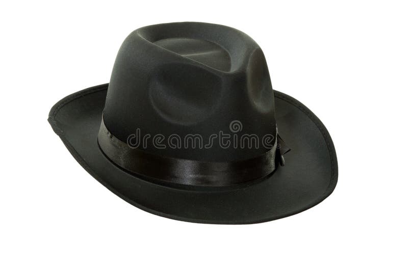 Men s black felt hat