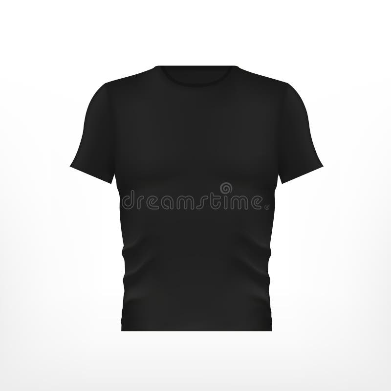 Men`s black shirt stock vector. Illustration of apparel - 112010663