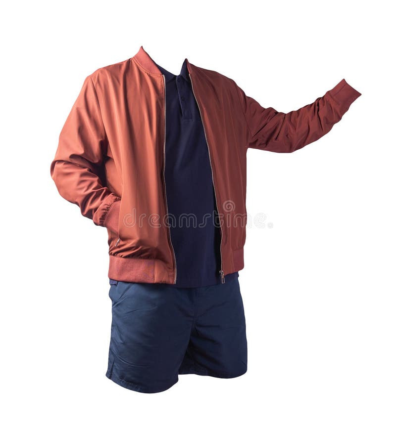 bomber jacket with polo shirt