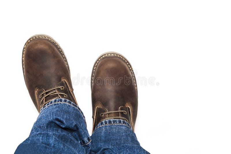 Brown Boots For Men With Jeans