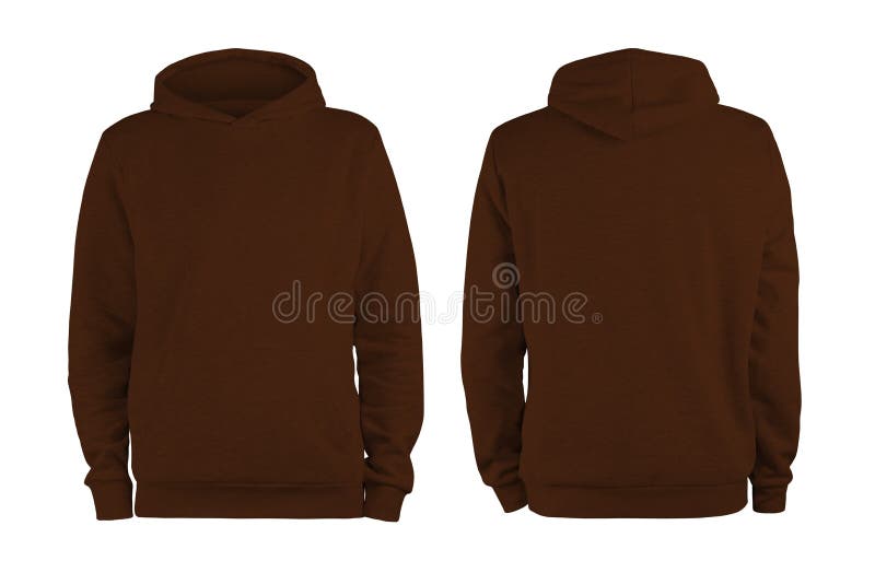 Brown Hoodie Template