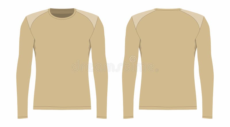 Brown t-shirt stock vector. Illustration of brown, cotton - 109562605