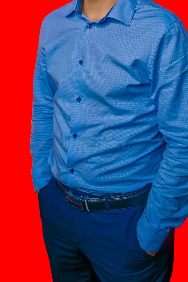 Red Sweater with Blue Pants Dressy Outfits For Men (17 ideas & outfits) |  Lookastic