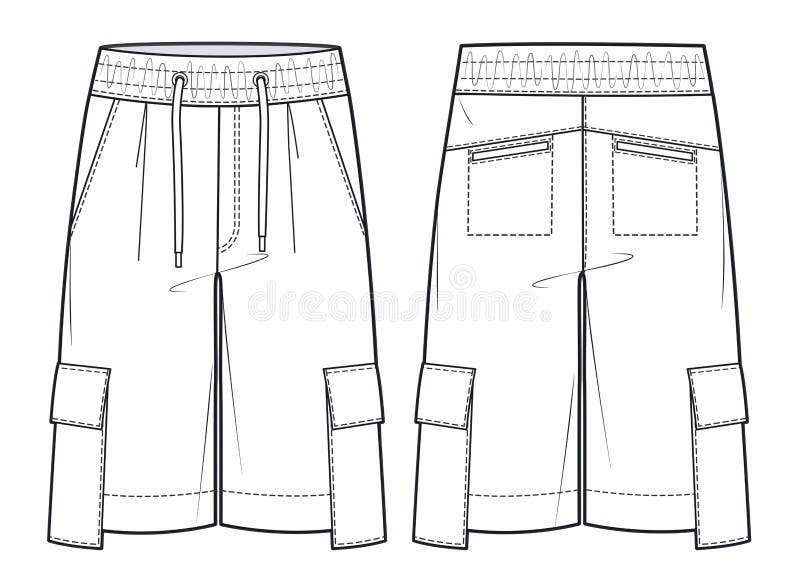 Mens Cargo Pants Stock Illustrations – 210 Mens Cargo Pants Stock ...