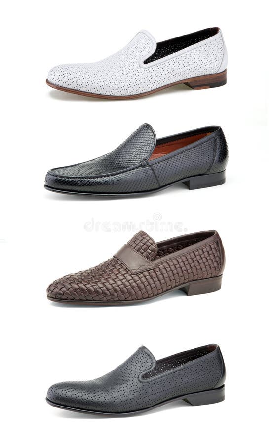 Men S Casual Shoes on White. Stock Photo Image of business, casual 25702172