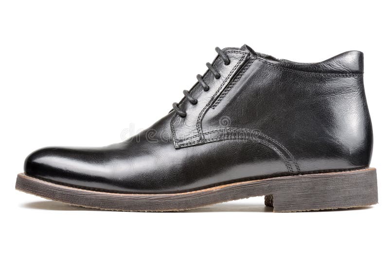 Men s Classic Black Leather Shoe