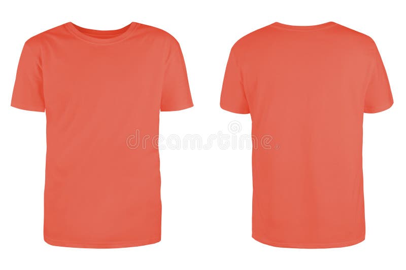 Men`s Coral Blank Hoodie Template Stock Image - Image of mockup, body ...