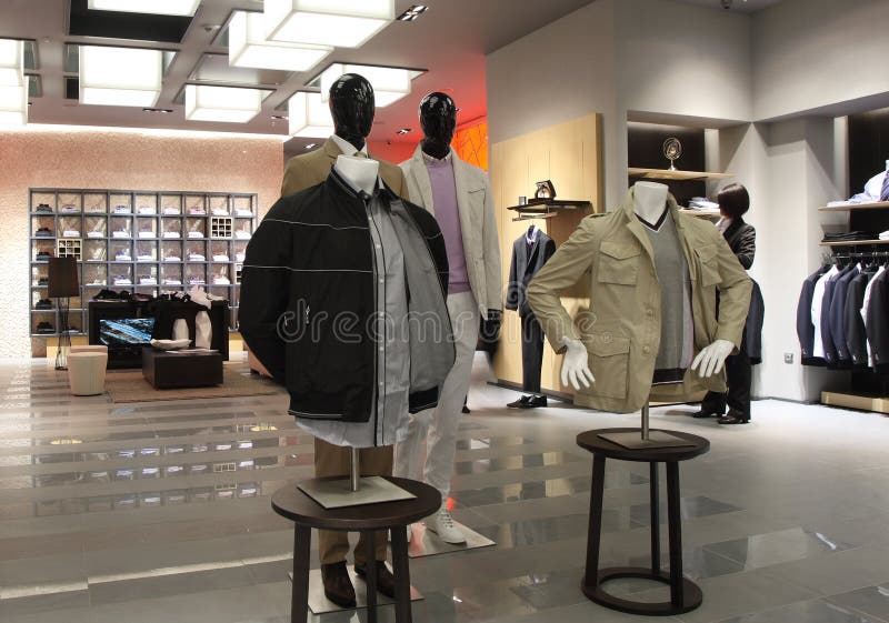 Fashion Store Window Display Stock Photo - Image of inside, colour ...