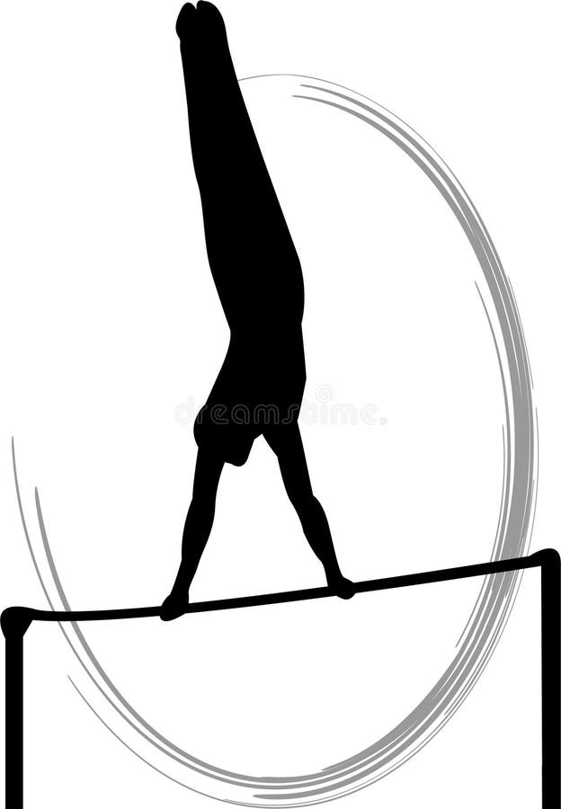 Download Men S Gymnastics Horizontal Bar Stock Illustration ...