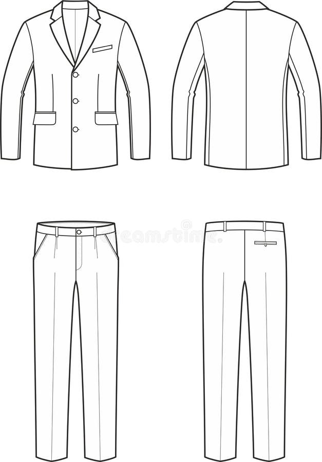 Mens Suit Jacket Clipart Free