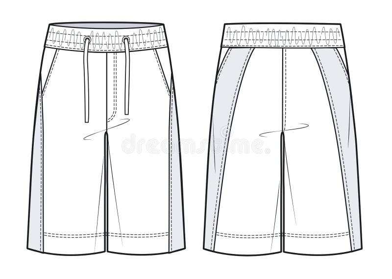 Free Downloads: Illustrator Pants Flat Sketches