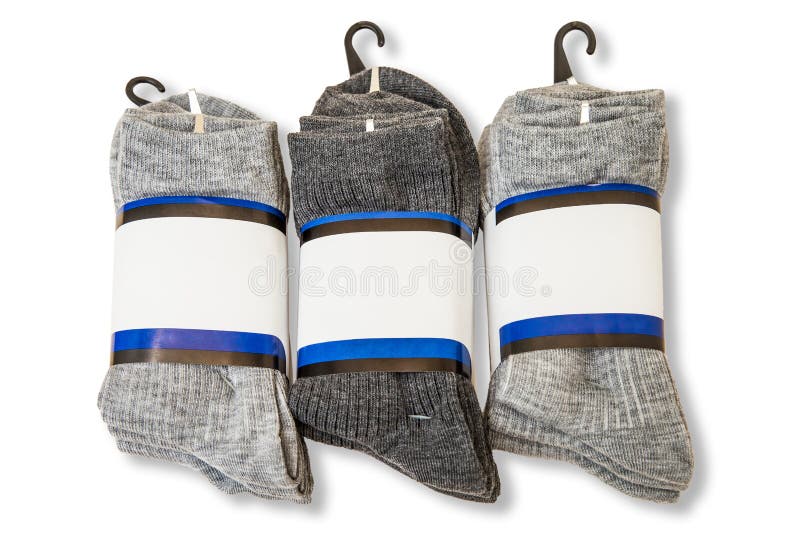 Men`s Socks in the Package for Sale Stock Image Image of package