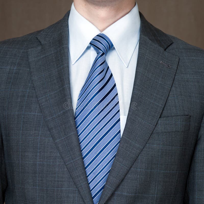 Business men's suit. Jacket, tie and shirt